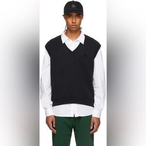 NEW PALMES SSENSE LEO VEST black large